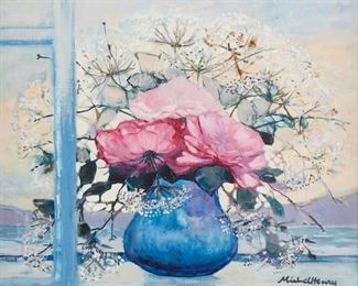 Lot 21: Michel Henry Still Life Oil on Canvas