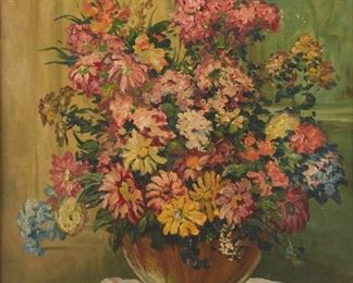 Lot 22: Minnie Harms Neebe Still Life Oil on Board
