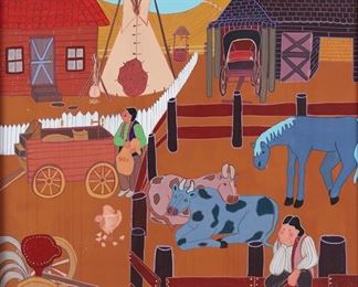 Lot 66: Virginia Stroud Oil on Canvas