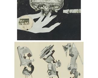 Lot 73: Hugh Kappel Collages Abstract