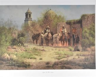 Lot 115: G. Harvey "Supplies for the Mission" Lithograph Art