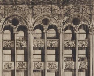 Lot 119: Richard Haas "Bayard (Condict) Building" Etching &