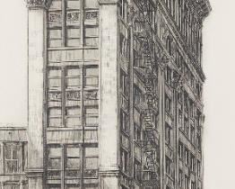 Lot 120: Richard Haas "Corner Broome and Broadway" Etching
