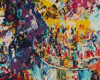 Lot 132: Leroy Neiman "Toots Shor's Bar" Serigraph