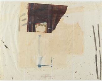 Lot 142: Steve Sorman "Blue Flag Going" Mixed Media
