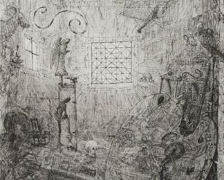 Lot 141: William T. Wiley "Now Here's That Blame Treaty"