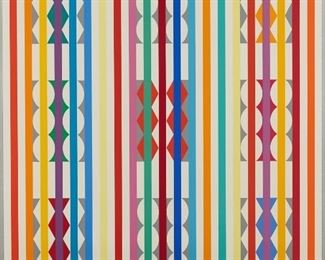 Lot 150: Yaacov Agam Abstract Silkscreen
