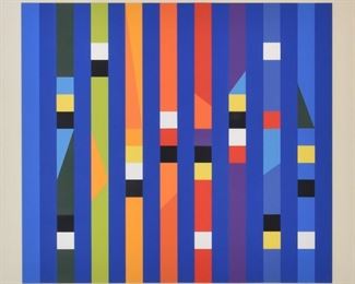 Lot 154: Yaacov Agam "Manpower" Silkscreen

