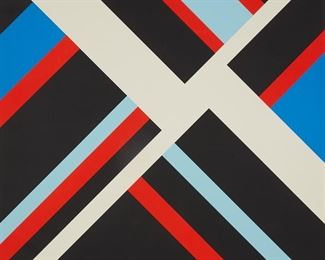 Lot 157: Ilya Bolotowsky Geometric Composition Silkscreen
