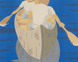 Lot 169: Alex Katz "Good Morning" Screenprint 1975
