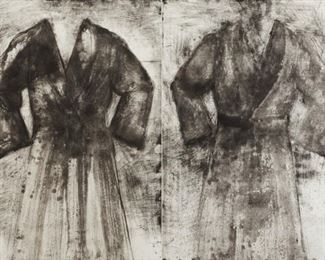 Lot 180: Jim Dine "2 Robes (Ferns, Acid, & Water)" Etching