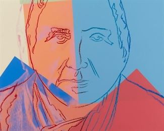 Lot 181: Andy Warhol "Gertrude Stein" Screenprint