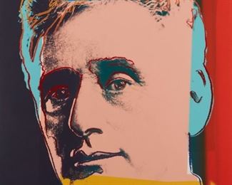 Lot 182: Andy Warhol "Louis Brandeis" Screenprint