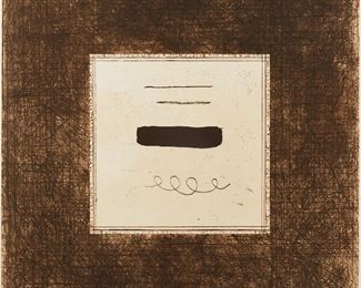 Lot 185: Pat Steir "For R.L." Etching & Aquatint