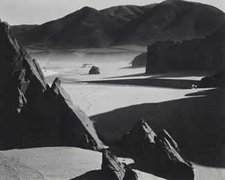 Lot 201: Brett Weston Garrapata Beach California Photograph