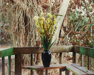 LOT 207: JOANN VERBURG VASE OF FLOWERS LARGE PHOTOGRAPH 
