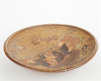 LOT 214: RANDY JOHNSTON LARGE STUDIO CERAMIC PLATTER
