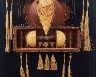 LOT 233: WALTER NOTTINGHAM MIXED MEDIA FIBER SCULPTURE