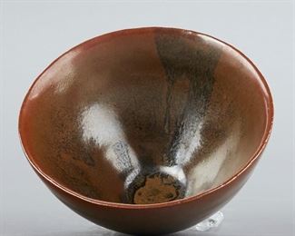 LOT 284: CHINESE HARE'S FUR CERAMIC BOWL