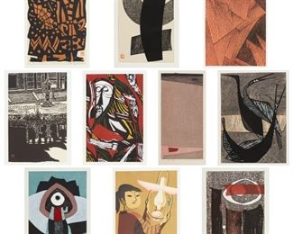 LOT 335: JAMES MICHENER "THE MODERN JAPANESE PRINT" 1962