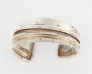 LOT 381: SESSIN DURGHAM STERLING SILVER BRACELET
