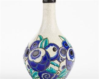 LOT 426: BOCH FRERES CERAMIC BOTTLE VASE