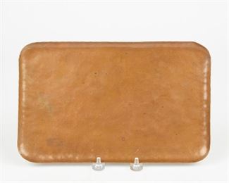 LOT 464: WILDECRAFT MASSACHUSETTS ARTS & CRAFTS HAND WROUGHT COPPER TRAY