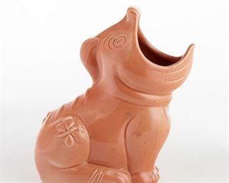 LOT 511: VALLY WIESELTHIER PIG CERAMIC VASE
