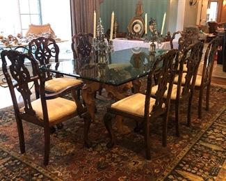 another view of dining chairs