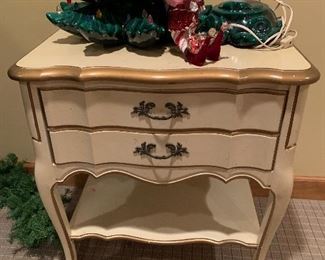 White Fine Furniture Nightstand: 2ft 3in tall x 2ft wide x 1.5ft deep 
