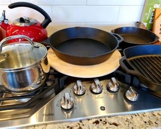 Cast iron pans