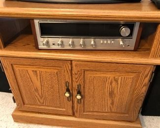 Pioneer Receiver with tv stand 