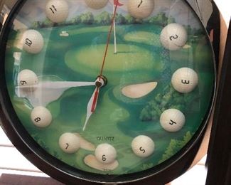 Golf ball clock