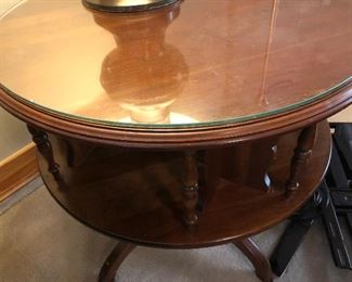 Antique end table