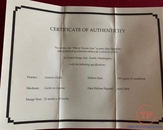 "Warm Tuscan Sun" Limited Edition Giclée on Canvas by MAX HAYSLETTE