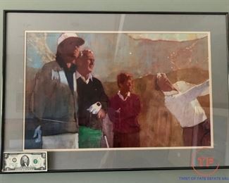 "Golf Legends" Print by Bernie Fuchs