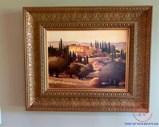 "Warm Tuscan Sun" Limited Edition Giclée on Canvas by MAX HAYSLETTE