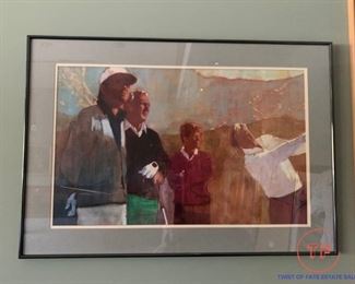 "Golf Legends" Print by Bernie Fuchs