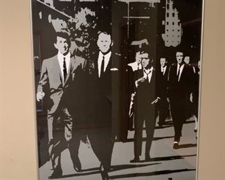 Framed "The Rat Pack" Poster