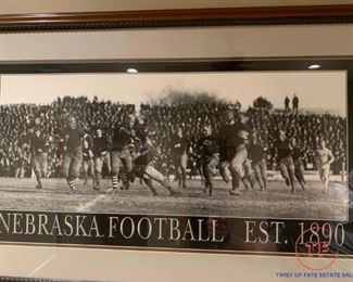 Framed NEBRASKA FOOTBALL Print