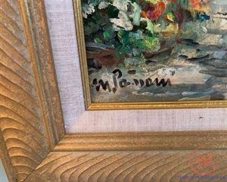 Original Oil Painting by M. PASSONI