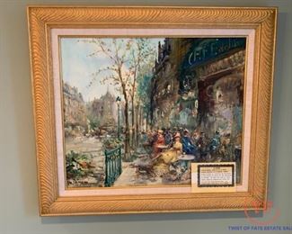 Original Oil Painting by M. PASSONI