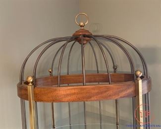 Large Bird Cage Style Display Cabinet