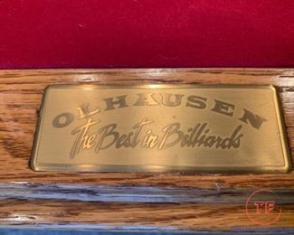 Classic OLHAUSEN Pool Table