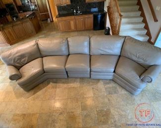 WHITTEMORE-SHERRILL Limited Leather Sectional