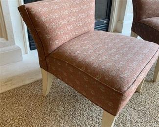 Custom Upholstered Contemporary Sitting Chairs