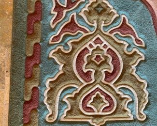 8' x 10' Carved Area Rug