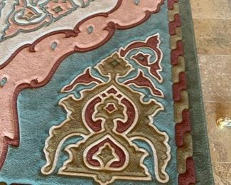 8' x 10' Carved Area Rug