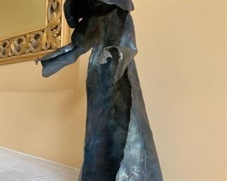 Metal Art Hooded Figure
