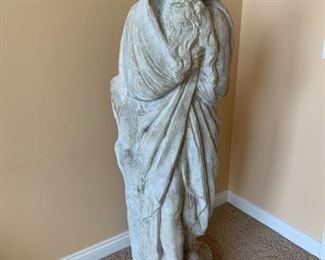 Stone Cast Emperor / Immortal Statue - 4' 11" Tall